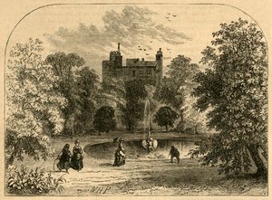 Jardín del Drapers Hall 1860, 1897 de Unbekannt