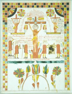 Dibujo de la Crucifixión, 1800