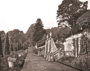 Jardines del Castillo de Drummond, Perthshire, Escocia, 1894 de Unbekannt