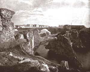 Castillo de Dunbar, East Lothian, Escocia, 1894 de Unbekannt
