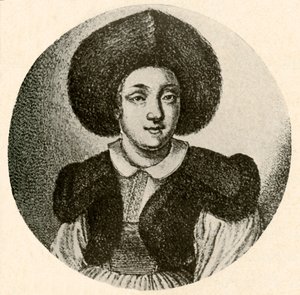 Chica holandesa con gorro de piel y chaqueta con ribete de piel, 1641, 1937 de Unbekannt