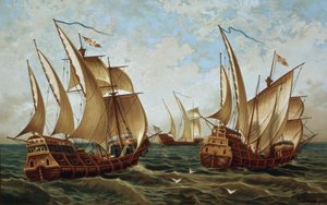 Embarcaciones del tiempo de los descubridores de Unbekannt