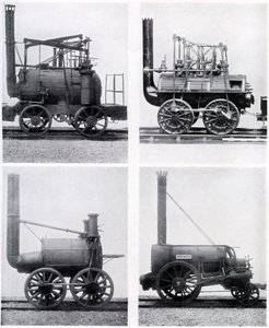 Locomotoras tempranas, siglo XIX, c1920