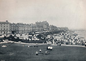 Eastbourne - Vista general desde la Torre Wish, 1895 de Unbekannt