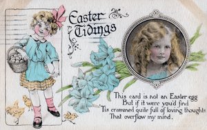 Noticias de Pascua, tarjeta de felicitación de Unbekannt