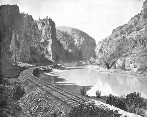Acantilados Echo, Cañón del Río Grande, Colorado, EE.UU., c1900