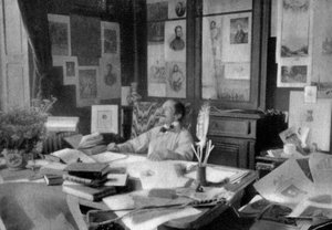Edmond Rostand, poeta y dramaturgo francés, 1908 de Unbekannt