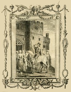 Eduardo el Mártir apuñalado por orden de su madrastra, Elfrida, en el Castillo de Corfe, 978, 1783 de Unbekannt