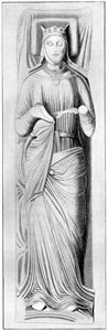 Efigie de la Reina Leonor, consorte de Enrique II, siglo XIII, 1910 de Unbekannt