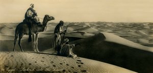 Egipto - Mirador hacia el desierto, c1918-c1939