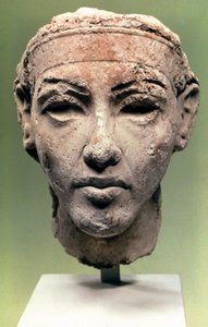 Cabeza egipcia, Período de Amarna, 1350 a.C. de Unbekannt