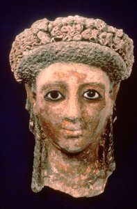 Cabeza egipcia, 75-100 d.C.