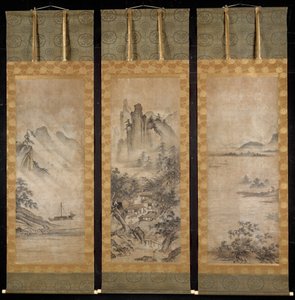 Ocho vistas de los ríos Xiao y Xiang, siglo XVI de Unbekannt