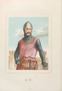 El Cid Rodrigo Díaz de Vivar. De: Hombres y mujeres célebres de todos los tiempos de Unbekannt