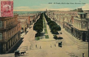 El Prado, Vista Aérea, La Habana, Cuba, 1911 de Unbekannt