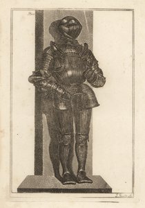 Elegante traje de armadura acanalada traída por Lord Warwick desde Alemania de Unbekannt