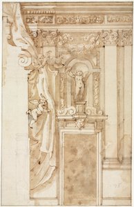 Elevación para Decoración de Pared, c. 1550