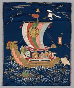 Fukusa bordado, finales de 1800-principios de 1900 de Unbekannt
