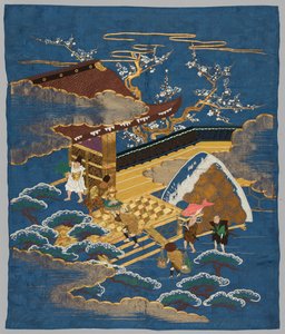 Fukusa bordado, finales de 1800-principios de 1900 de Unbekannt