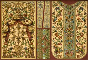 Bordado, tapicería de cuero, orfebrería, siglos XVII, XVIII y XIX, 1898 de Unbekannt