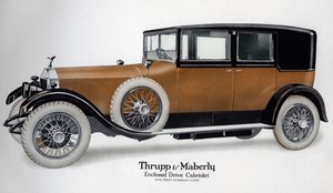 Cabriolet Rolls-Royce con conducción cerrada, c1910-1929 de Unbekannt