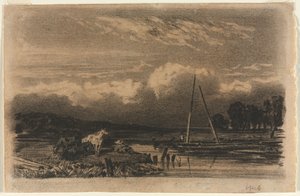 Vista inglesa, después de Jules Dupré, 1800s de Unbekannt