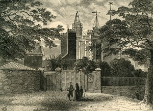 Entrada al Observatorio de Greenwich, en 1840, c. 1878 de Unbekannt
