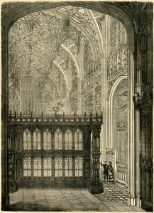 Entrada a la Capilla de Enrique VII, 1881 de Unbekannt