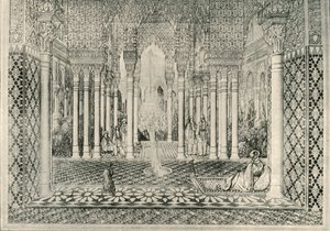 Entrada al Patio de los Leones, siglo XIX, 1907 de Unbekannt