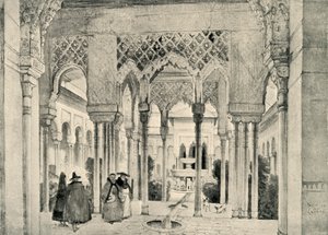 Entrada al Patio de los Leones, c1830, 1907