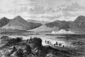 Entrada al Paso Khyber y Fuerte de Jamrood, Afganistán, 1878