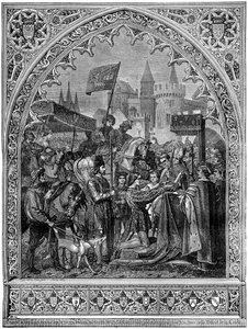 Entrada de Luis XI de Francia en Troyes, 1462 de Unbekannt
