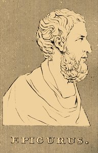 Epicuro, 341-270 a.C., 1830 de Unbekannt