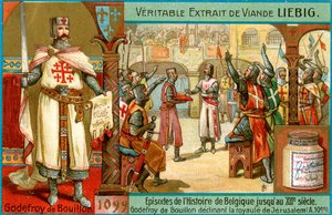 Episodios en la historia de Bélgica hasta el siglo XIII: Godofredo de Bouillón, c. 1900 de Unbekannt