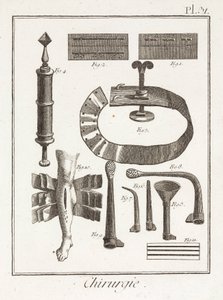 Equipamiento, dispositivos quirúrgicos de la Edad Moderna de Unbekannt