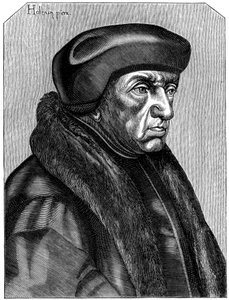 Erasmo 1469-1536, humanista y teólogo holandés, siglo XVI 1849 de Unbekannt
