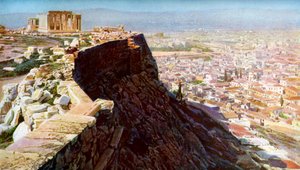 Erecteión, Atenas, Grecia, c1924 de Unbekannt