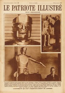 Eric, el primer robot británico en la Exposición de la Sociedad de Ingenieros de Modelos en Londres, 1928 de Unbekannt