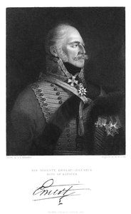 Ernesto Augusto, Rey de Hannover, 1837 de Unbekannt