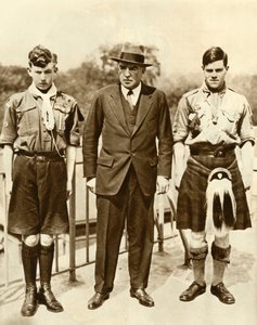Ernest Shackleton con James Marr y Norman Mooney, 1921, 1935 de Unbekannt