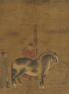 Evaluando un caballo, dinastía Ming, 1368-1644 de Unbekannt