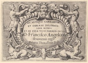 Ex Antiquis Cameorum et Gemmae Delineata Liber Secunduset ab Enea Vic..., publicado ca. 1599-1622 de Unbekannt