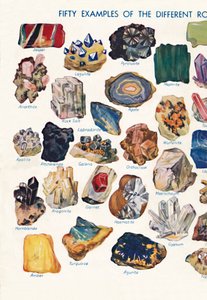 Ejemplos de las Diferentes Rocas que Componen la Corteza Terrestre, 1935 de Unbekannt