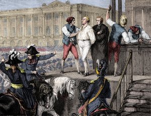 Ejecución de Luis XVI de Francia, París, 21 de enero de 1793, 1882-1884 de Unbekannt