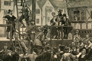 Ejecución de Tomkins y Challoner, 1897 de Unbekannt