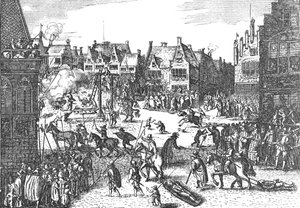 Ejecución de los conspiradores de la Conspiración de la Pólvora en 1606, 1795 1897 de Unbekannt