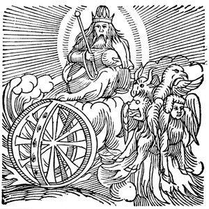 Visión de Ezequiel del carro en el cielo, c614 a.C.