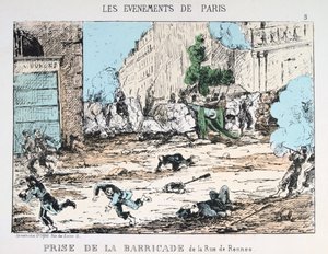 Caída de la Comuna de París, 1871 de Unbekannt