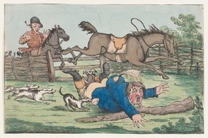 Jinete caído, 1780-1820 de Unbekannt