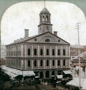 Faneuil Hall, Boston, Massachusetts, EE.UU., finales del siglo XIX de Unbekannt
